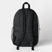 Modern Marbour Muster Backpack Bedruckter Rucksack (Rückseite)