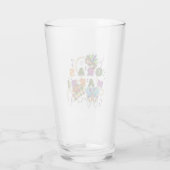 Modern Mardi Gras Glas (Rückseite)