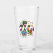 Modern Mardi Gras Glas (Vorderseite)