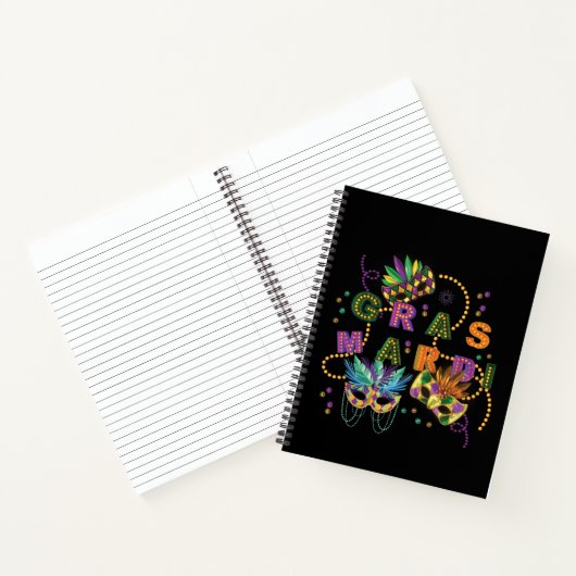 Modern Mardi Gras Notizblock (Innenseite)