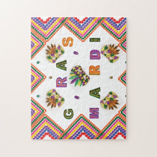 Modern Mardi Gras Puzzle (Vertikal)