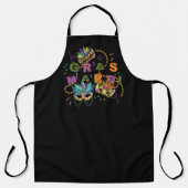 Modern Mardi Gras Schürze (Vorderseite)