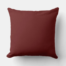 Modern Maroon Throw Pillow Kissen