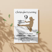 Modern Martial Arts Karate Kindergeburtstag Einladung