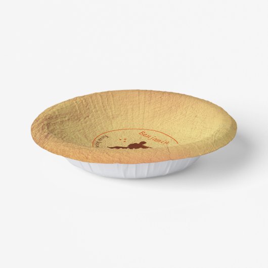 Modern Martial Arts Karate Party 8. Kindergeburtst Pappteller (Gewinkelt)