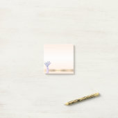 Modern Mason Jar Lavander - Personalisiert Post-it Klebezettel (Auf Schreibtisch)