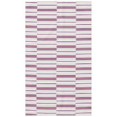Modern Mauve and Plum Stripe Tischdecke (Vorderseite)
