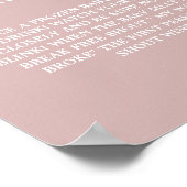 Modern mein Wasser kaputt Baby Duschgel Spielzeich Poster (Ecke)