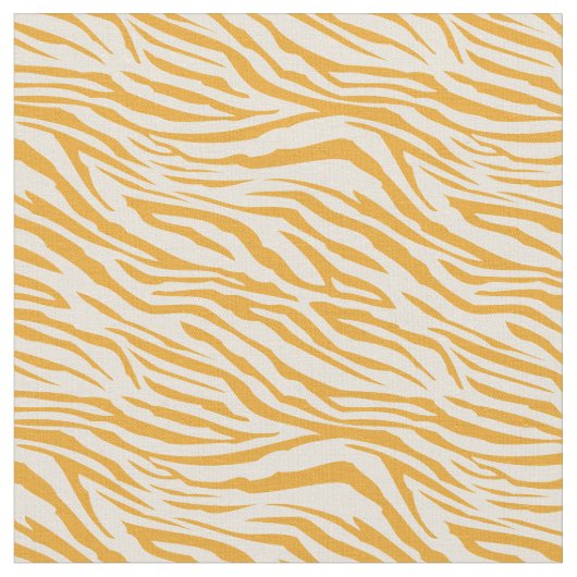Modern Mellow Yellow Ivora Zebra Muster Stoff (Nahaufnahme)