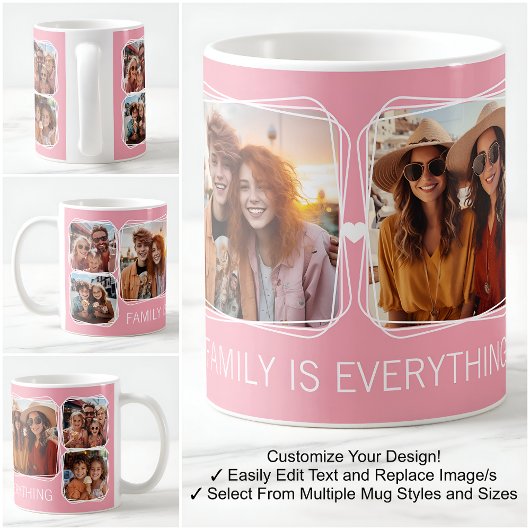 Modern Memory 6 Fotomaterial Template Pink C51 Kaffeetasse