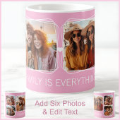 Modern Memory 6 Fotomaterial Template Pink C90 Kaffeetasse
