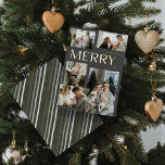 Modern Merry 5 Foto Collage Grau Weihnachten Gold Folien Feiertagskarte<br><div class="desc">Mit der modernen Merry 5 Foto Collage Graue Weihnachts Gold Foil Holiday Card, dem Inbegriff von Eleganz und Stil während der Festsaison. Diese elegante Karte verbindet ein sauberes und minimales Design mit dem richtigen Urlaubsjubiläum, um Freunde und Familie zu begeistern. Im Mittelpunkt dieser Karte steht die schicke Typografie, die die...</div>