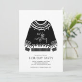 Modern Merry Alles Weihnachten Weihnachten Weihnac Einladung (Stehend Vorderseite)