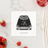 Modern Merry Alles Weihnachten Weihnachten Weihnac Serviette (Beispiel)