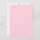 Modern Merry and Bright Red Pink 2025 Weihnachten (Rückseite)