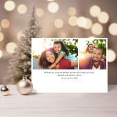 Modern Merry Bright Foto Weihnachten