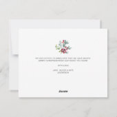 Modern Merry christmas moving announcement Feiertagskarte (Rückseite)