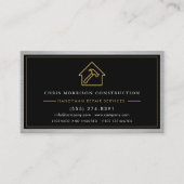 Modern Metal Construction Handyman Visitenkarte (Vorderseite)