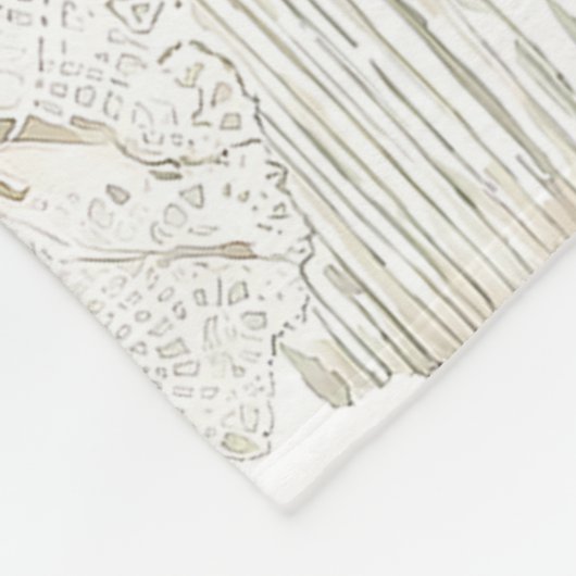 Modern Miami Beach Bachelorette Weekend Fleecedecke (Ecke)