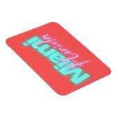 Modern Miami Neon Lights Magnet (Rechte Seite)