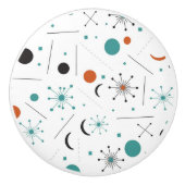 Modern Mid Century Retro Atomic Abstract Keramikknauf (Vorderseite)