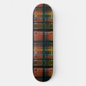 Modern Midcentury Madras Skateboard (Vorderseite)