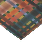 Modern Midcentury Madras Tischdecke (Schrägansicht)