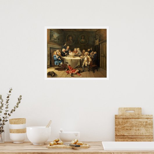 Modern Midnight Conversation Poster (Küche)