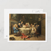 Modern Midnight Postkarte (Vorne/Hinten)