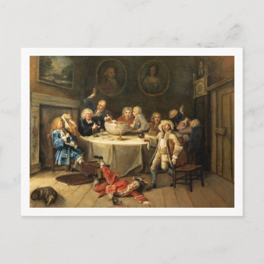 Modern Midnight Postkarte (Vorderseite)