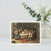 Modern Midnight Postkarte (Stehend Vorderseite)