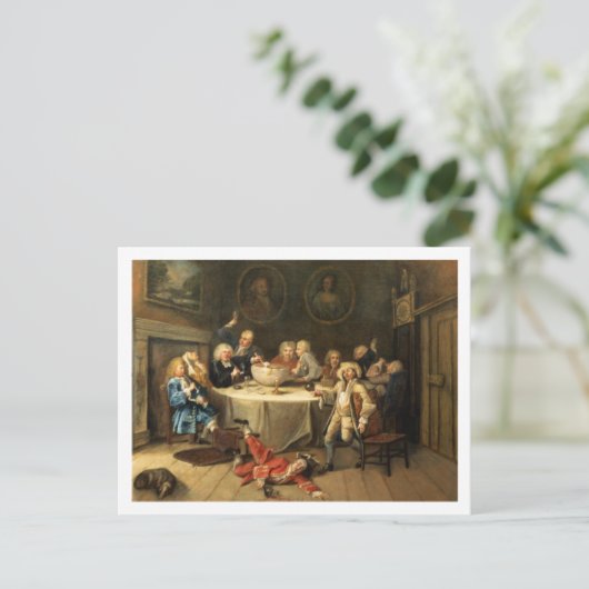 Modern Midnight Postkarte (Stehend Vorderseite)