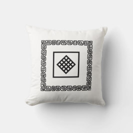 Modern Mindfulness Pillow | Tibetan Minimalist Aes Kissen