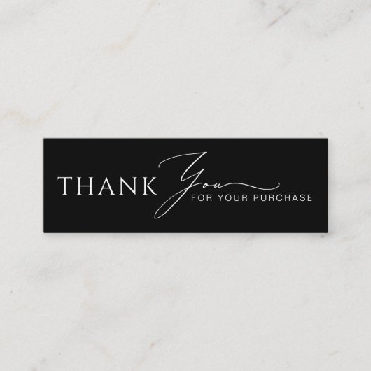  Modern Mini Packaging Inserts For Online Shops Mini Visitenkarte (Vorderseite)