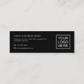  Modern Mini Packaging Inserts For Online Shops Visitenkarte (Rückseite)