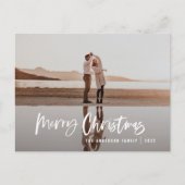 Modern minimal 1 Foto grün Drehbuch Weihnachten Ho (Vorderseite)