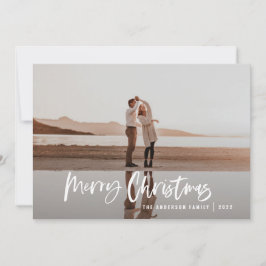 Modern minimal 1 Foto Rote Schrift Weihnachten