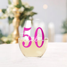 Modern Minimal 50 Fabulous 50th Birthday Party