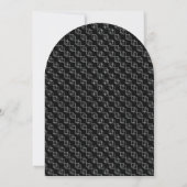 Modern Minimal | Arch Getränkemenü Einladung (Rückseite)