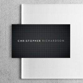 MODERN & MINIMAL AUF KOHLENSTOFFFASER VISITENKARTE