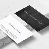 MODERN & MINIMAL AUF SCHWARZHOLZ VISITENKARTE