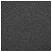Modern Minimal Black Leopard Print Stoff (Muster)
