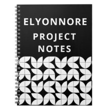 Modern Minimal Black White Projects Personalized