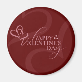 Modern Minimal Chic Music Player Valentine's Day Magnet