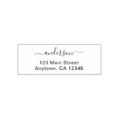 Modern Minimal Custom Address Permastempel (Design)