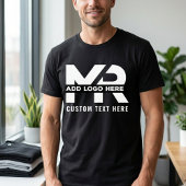Modern Minimal Custom Business Logo Branded Staff T-Shirt