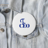 Modern Minimal Der CEO Blau Button (Beispiel)