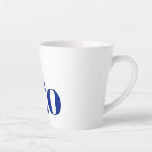 Modern Minimal Der CEO Blau Milchtasse (Rechts)