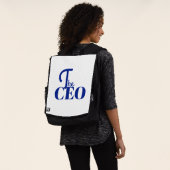 Modern Minimal Der CEO Blau Rucksack (Ausgewaschen)