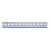 Modern Minimal Der CEO Blau Satinband (Vorderseite)